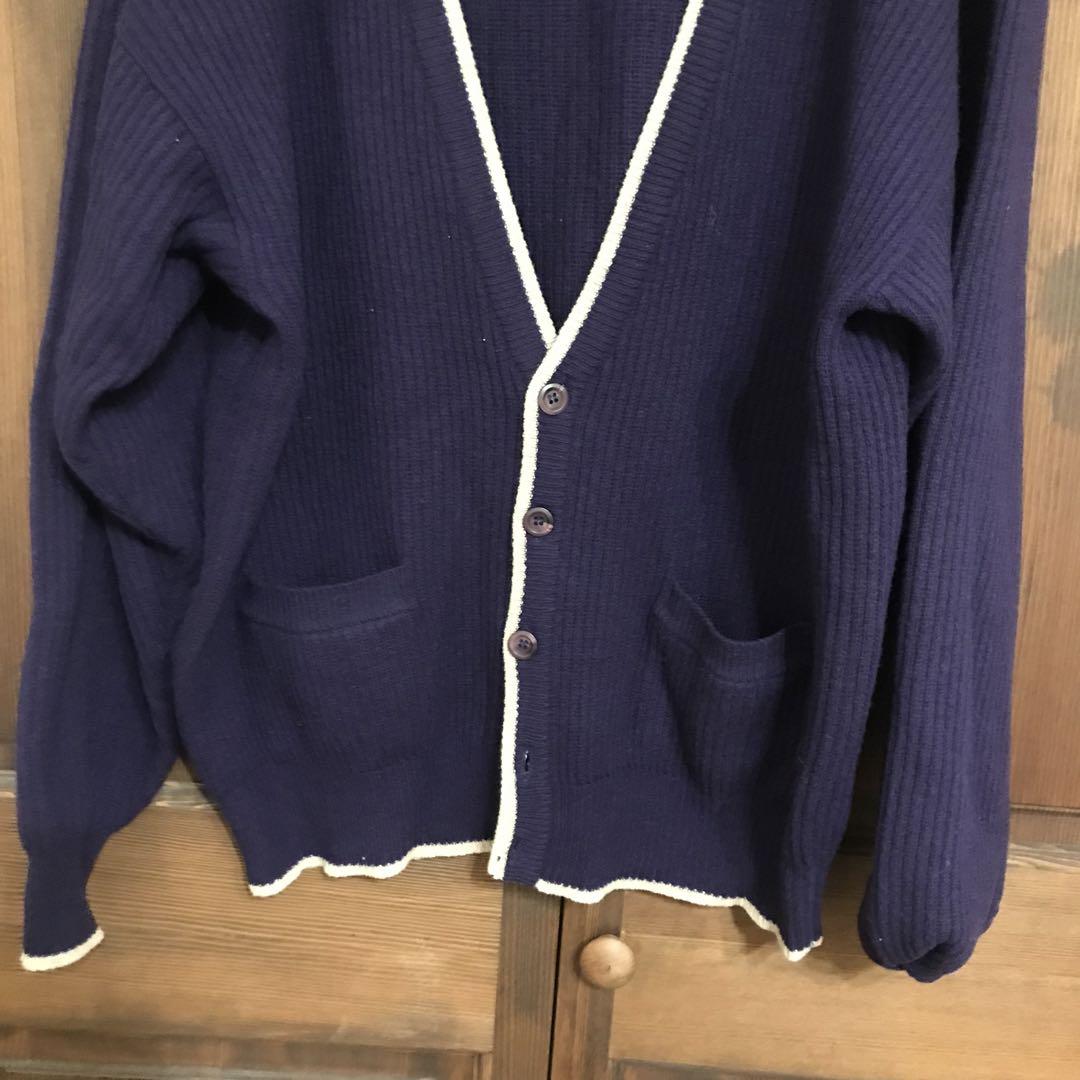 90s 80s old gap カーディガン　銀タグ　ラムウール　vintage