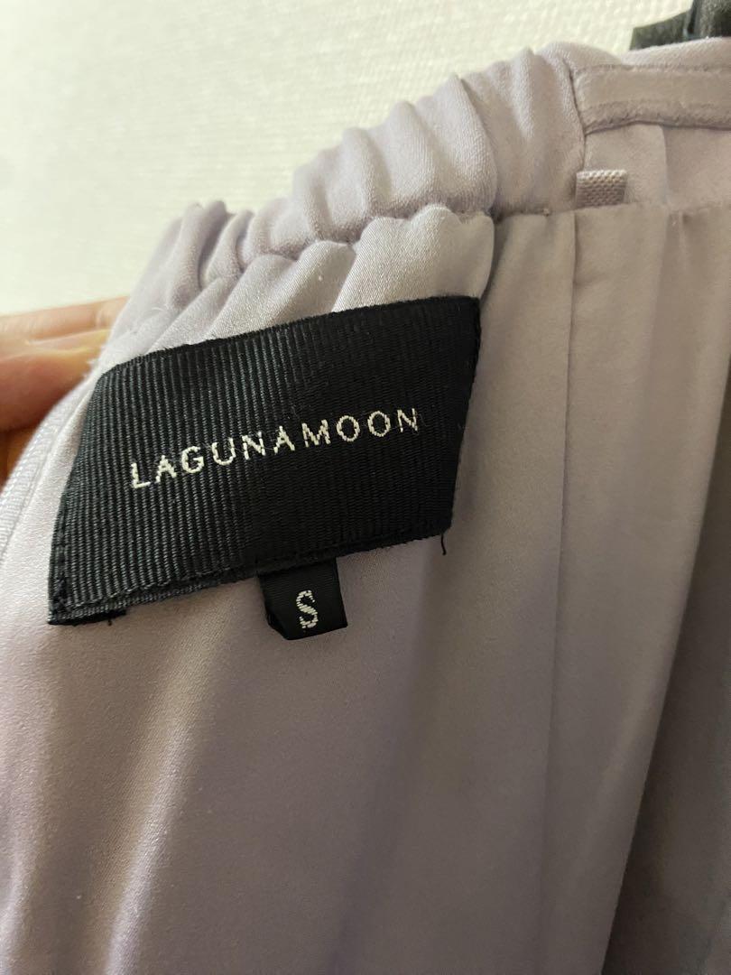 LAGUNA MOON クロスベアパンツドレス パープル Sサイズ