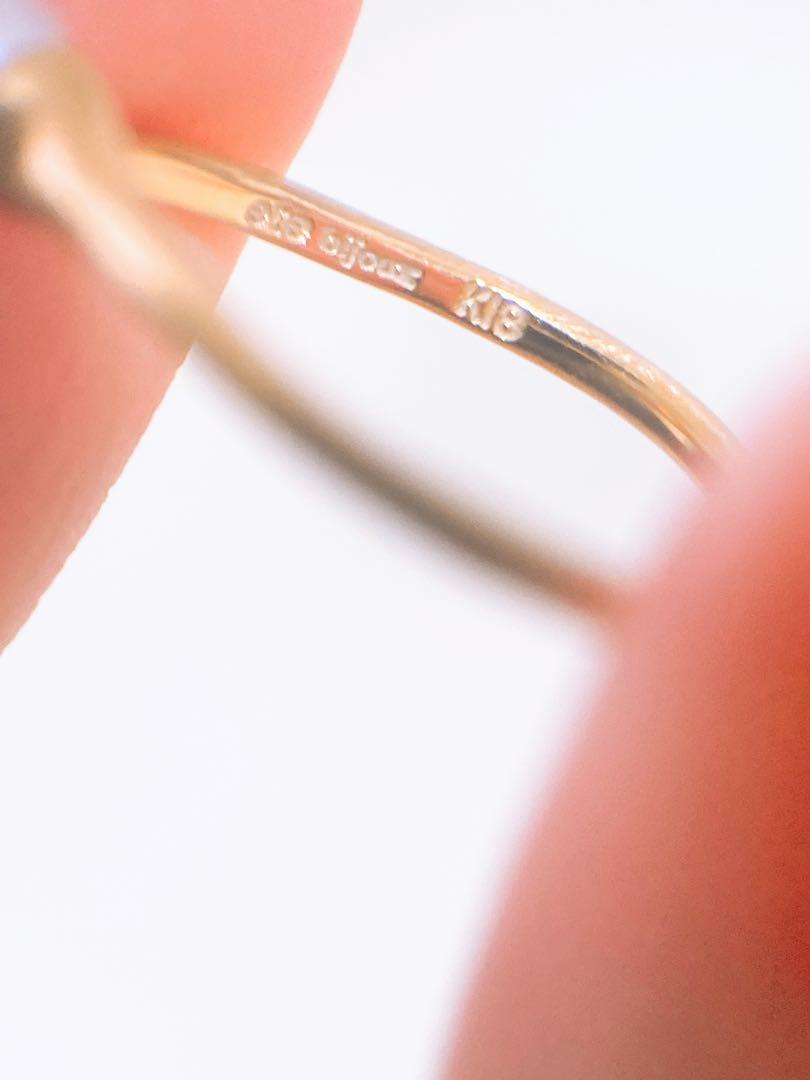 ete bijoux K18YG クラフトパールリング9号