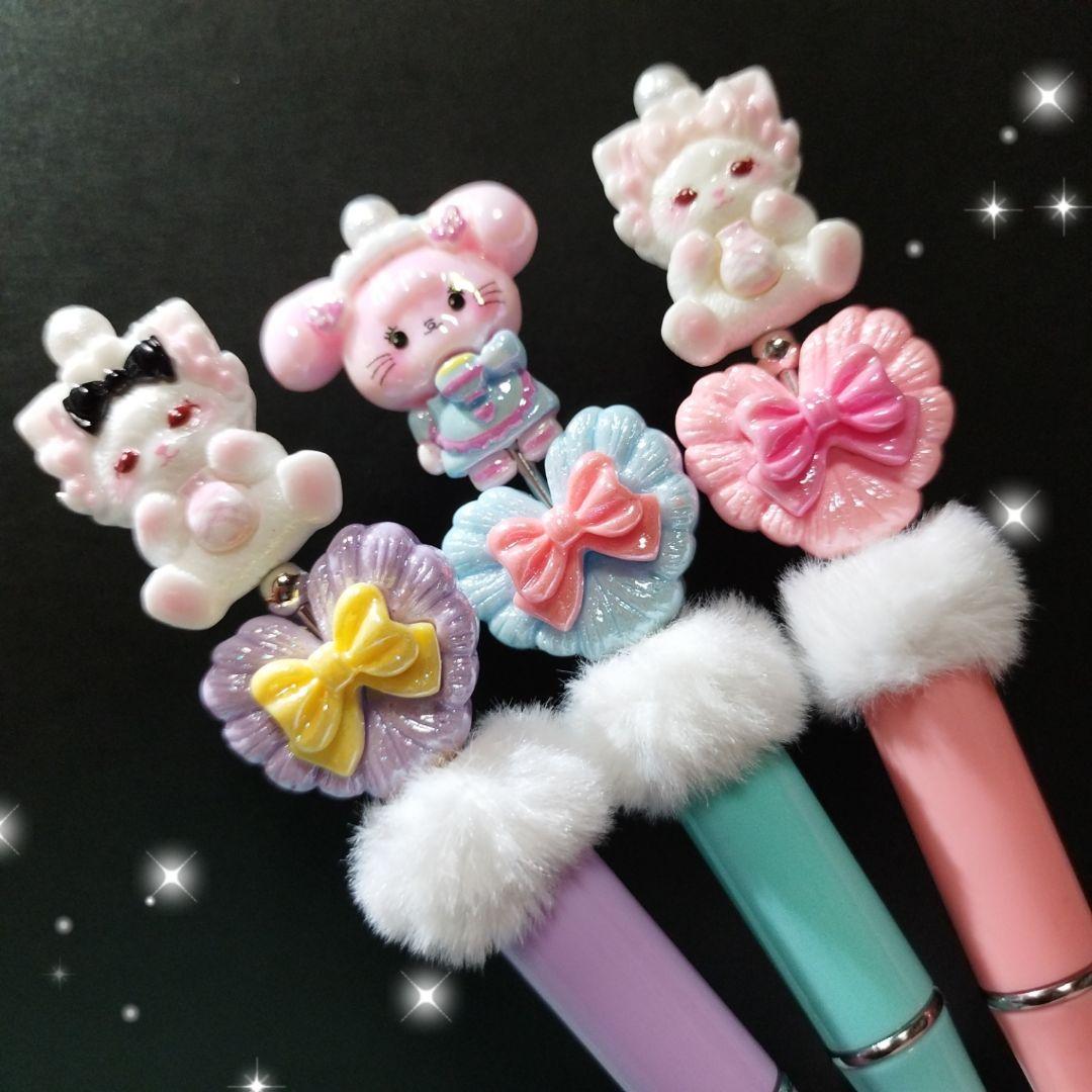 カスタムボールペン ❊かわいいねこ＆うさぎちゃん❊ バラ売り