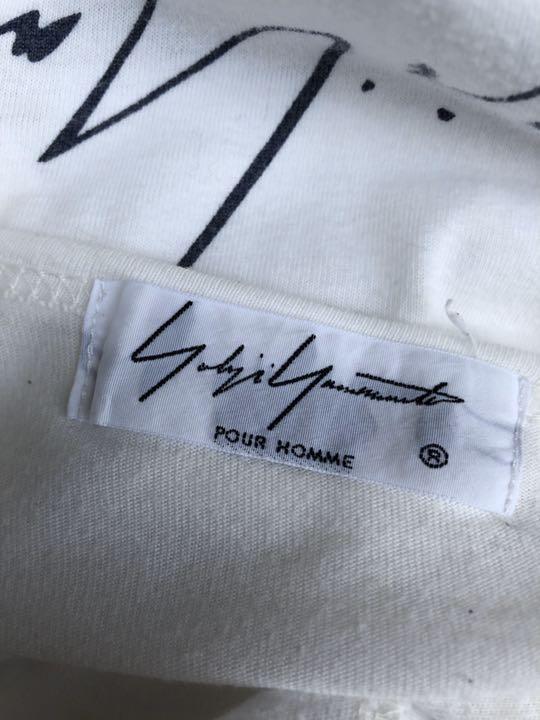 YOHJI YAMAMOTO POUR HOMMEスタッフTシャツ