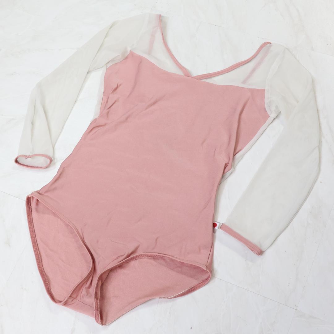 美品 スペイン製 バレエ衣装】ピンク YUMIKO レオタード