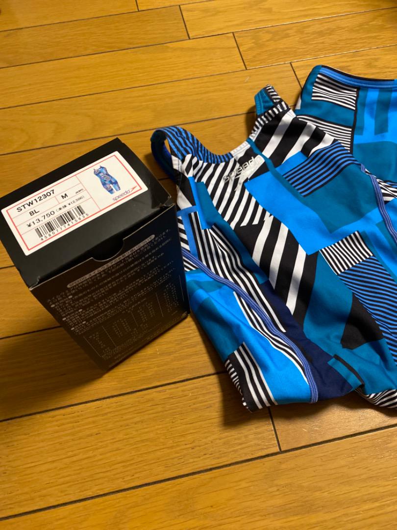 ★スピード競泳水着レディース　Ｍサイズ　【綺麗鮮やか】ブルー