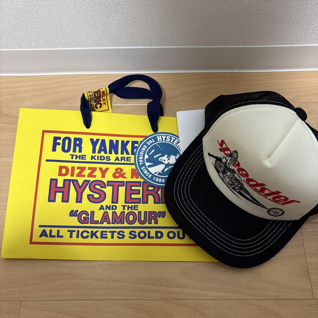 HYSTERIC GLAMOUR speedster トラッカーキャップ