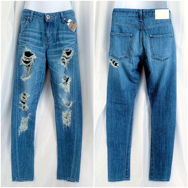 美品 ハードブロークンボーイズデニムパンツ 2XCo6-m93479769521 即納新作