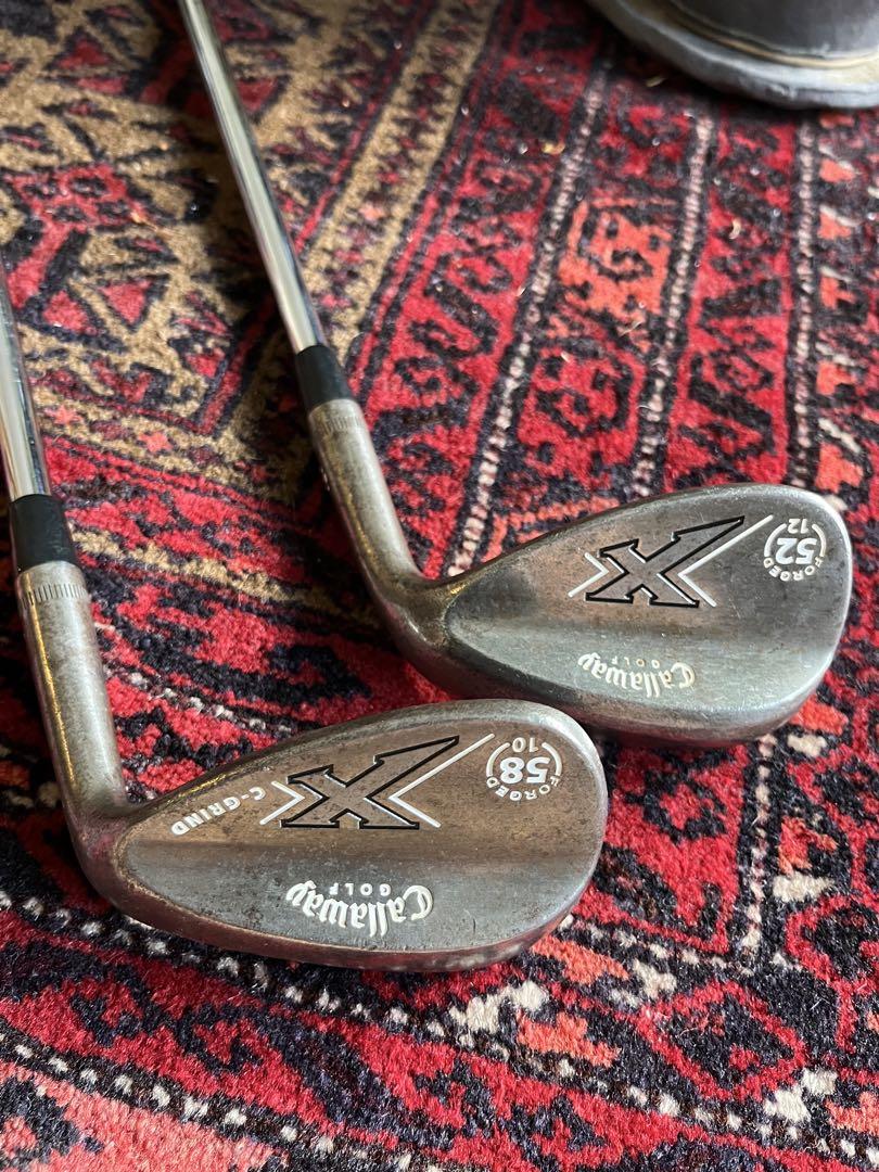 フォージドウェッジ X FORGED 52° 58°セット ノーメッキ