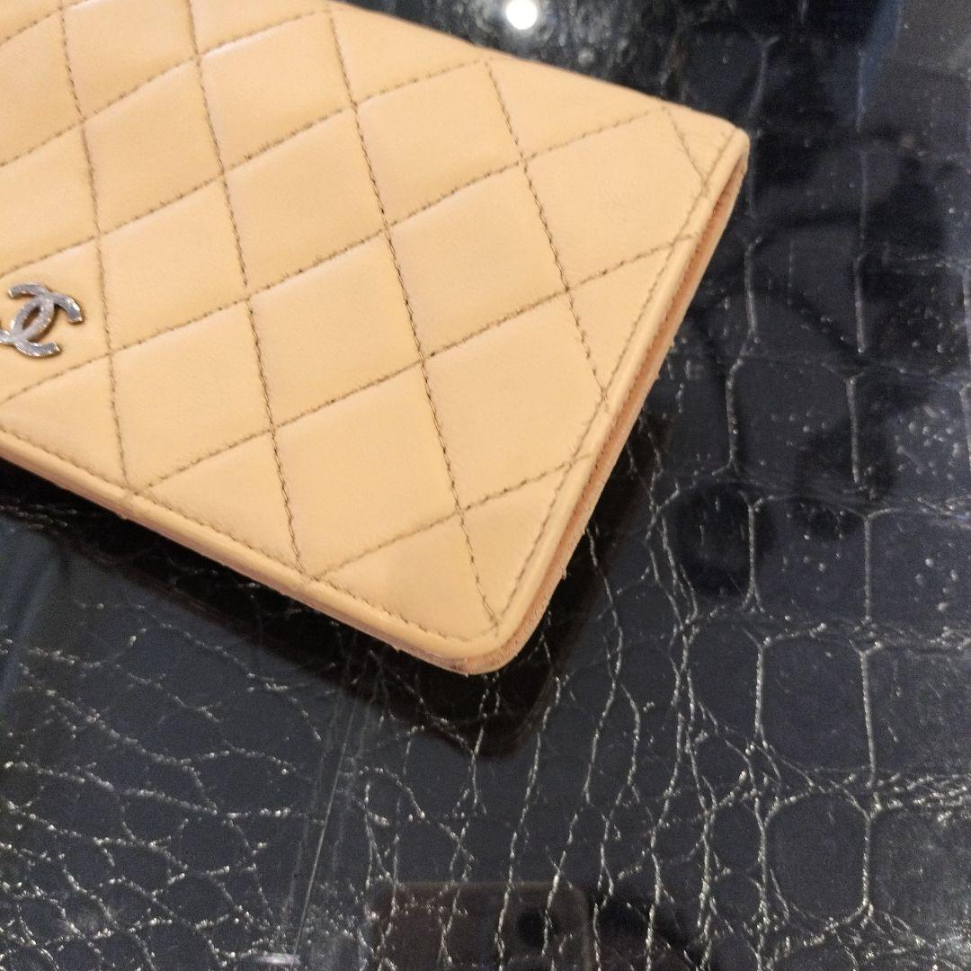 CHANEL マトラッセ 長財布 ベージュ