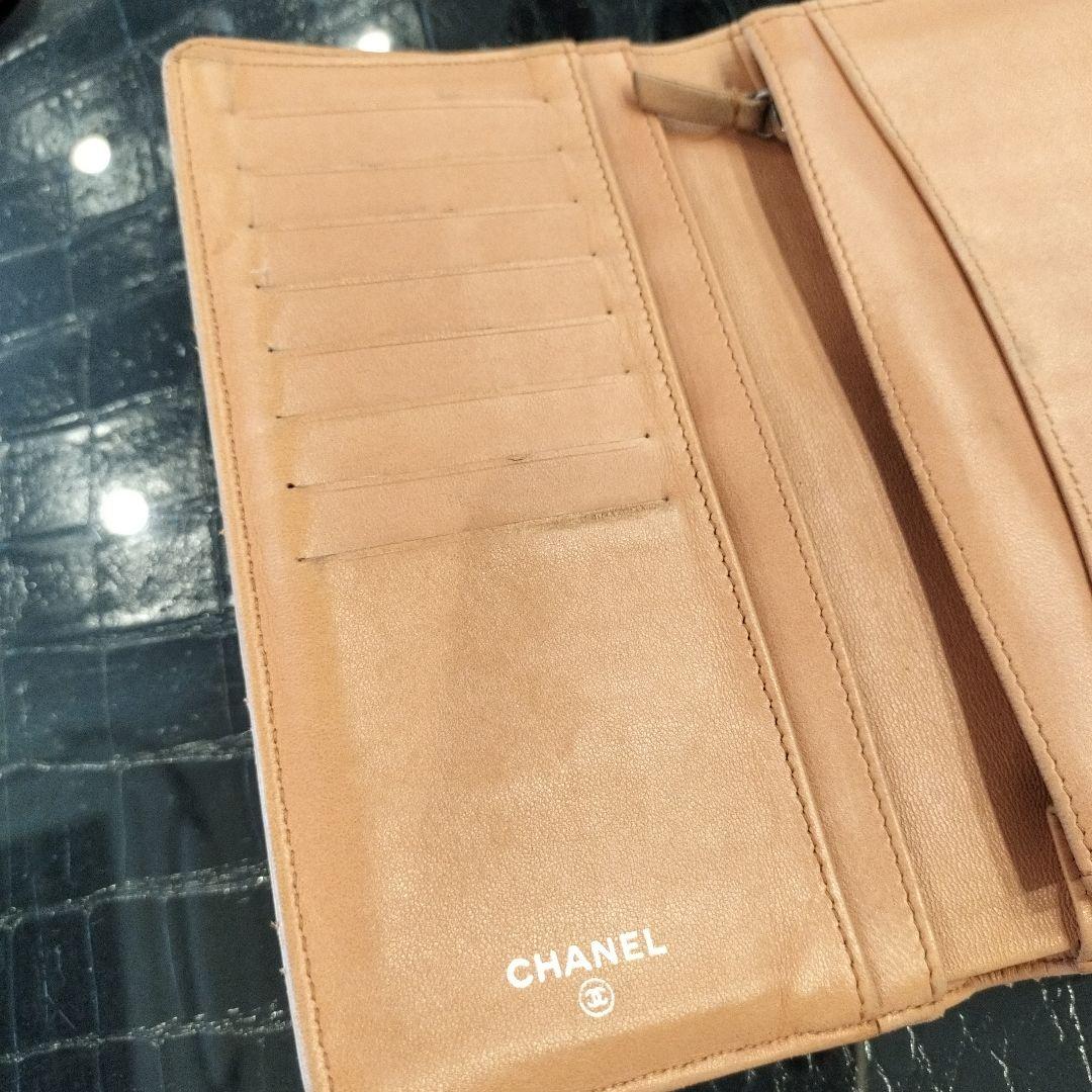 CHANEL マトラッセ 長財布 ベージュ