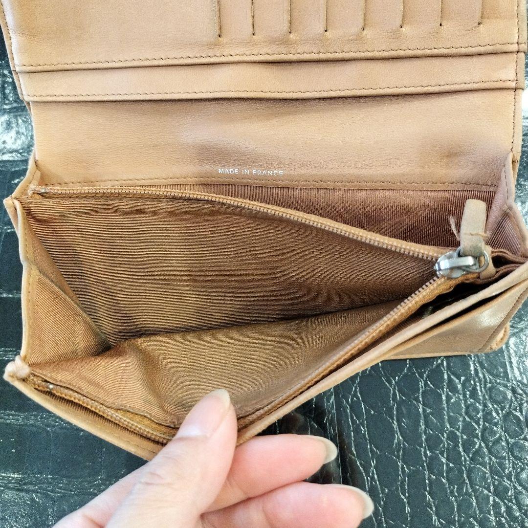 CHANEL マトラッセ 長財布 ベージュ