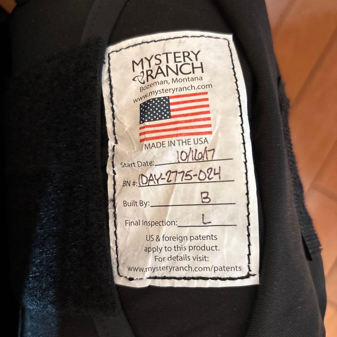 MYSTERYRANCH 1day Assaultブラック 美品 廃盤 MYSTERYRANCH 1day Assaultブラック 美品 廃盤