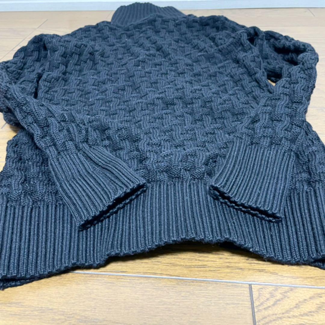 ウール 定価37400 ニットカーディガン ブラック oIp3j-m93486107702 S.N.S Herning トップス