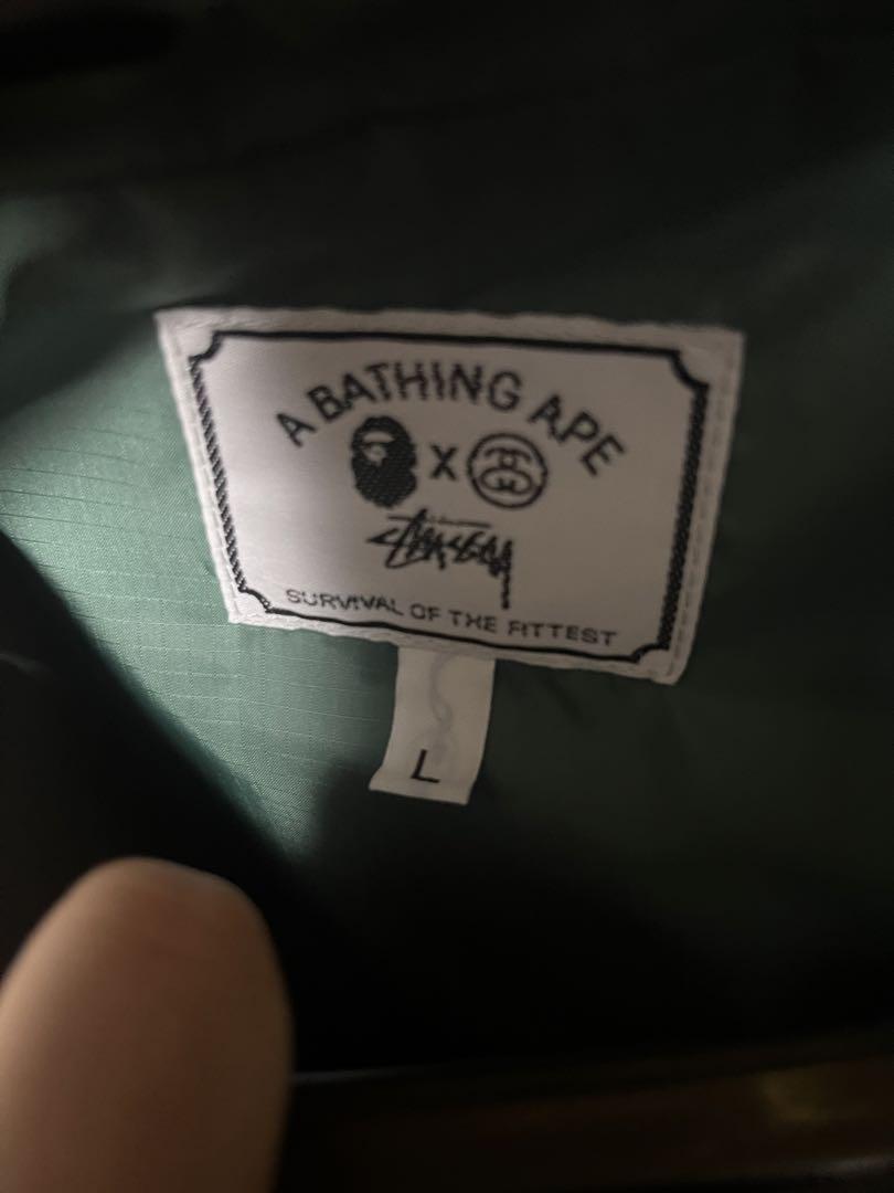 【美品・希少】STUSSY×アベイシングエイプ スノボジャケット Lサイズ