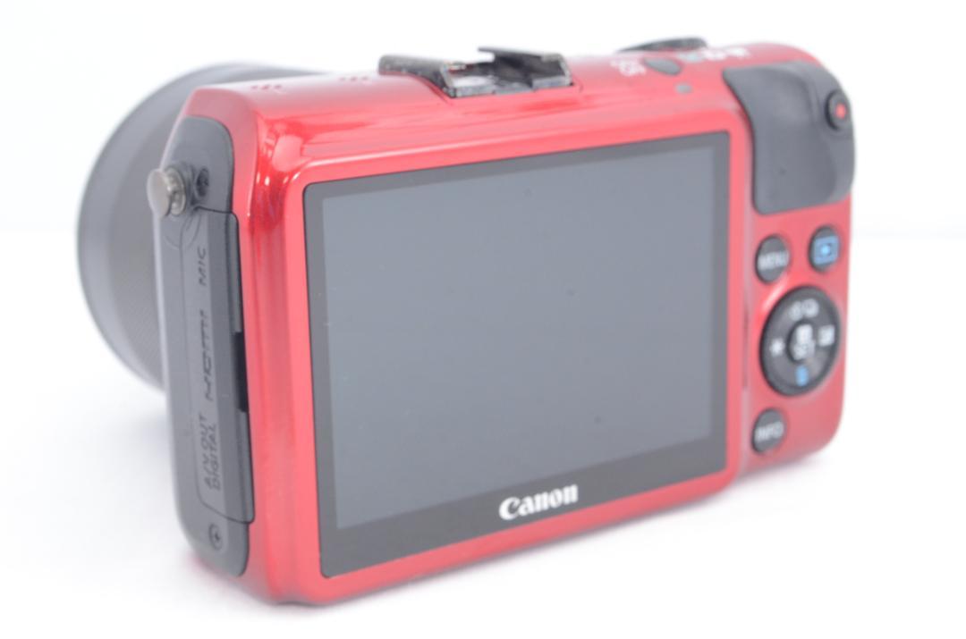 美品★Canon キャノン EOS M レンズキット レッド ミラーレス一眼