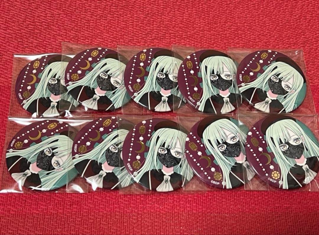 バンドリ モーティス 玉座 箔押し 缶バッジ