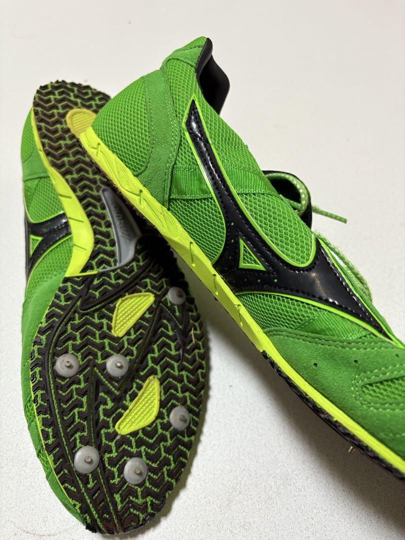 Mizuno 陸上競技用スパイクシューズ グリーン 28.5cm