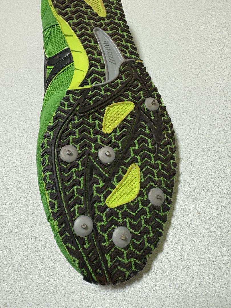 Mizuno 陸上競技用スパイクシューズ グリーン 28.5cm