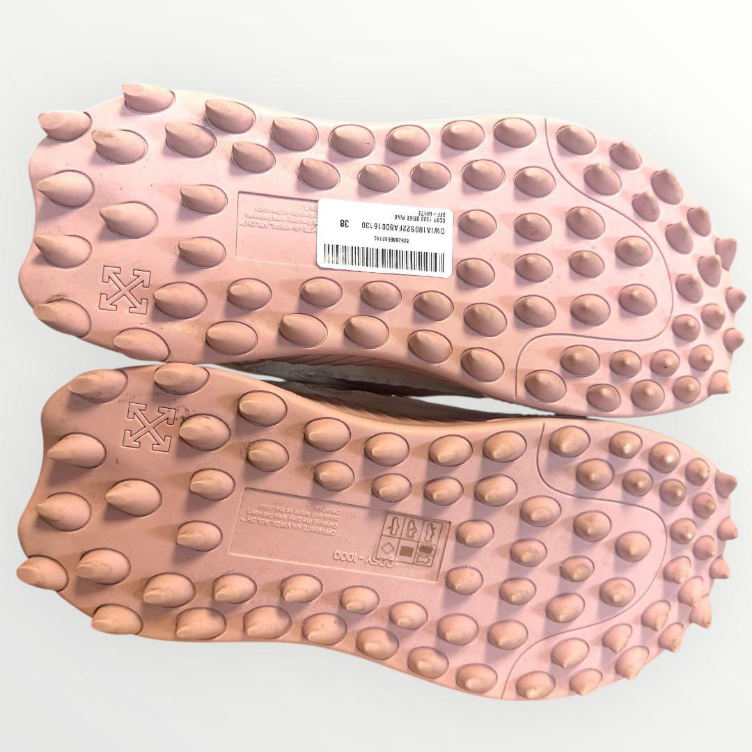 美品❣️ OFF WHITE オフホワイト スニーカー オデッセイ ダット ピンク 美品❣️ OFF WHITE オフホワイト スニーカー オデッセイ ダット ピンク