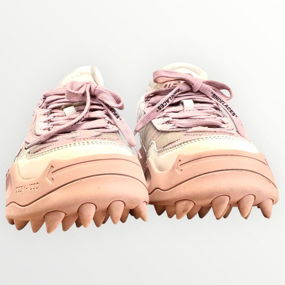 美品❣️ OFF WHITE オフホワイト スニーカー オデッセイ ダット ピンク 美品❣️ OFF WHITE オフホワイト スニーカー オデッセイ ダット ピンク