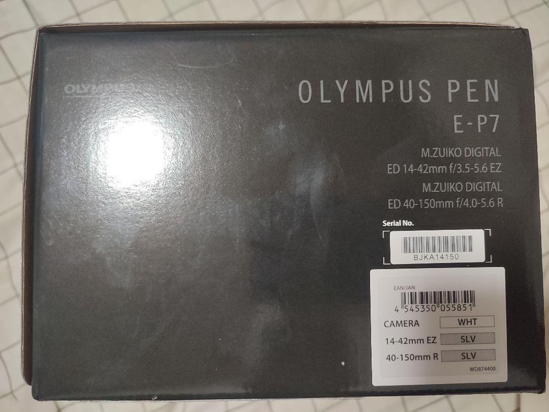 OLYMPUS PEN E-P7 EZダブルズームキット [ホワイト]　　未開封