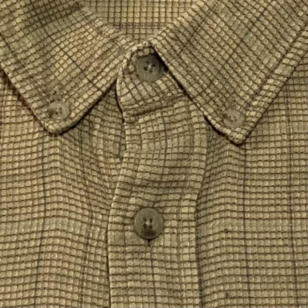 Woolrich BDShirt LongSleeve コットン カーキ L