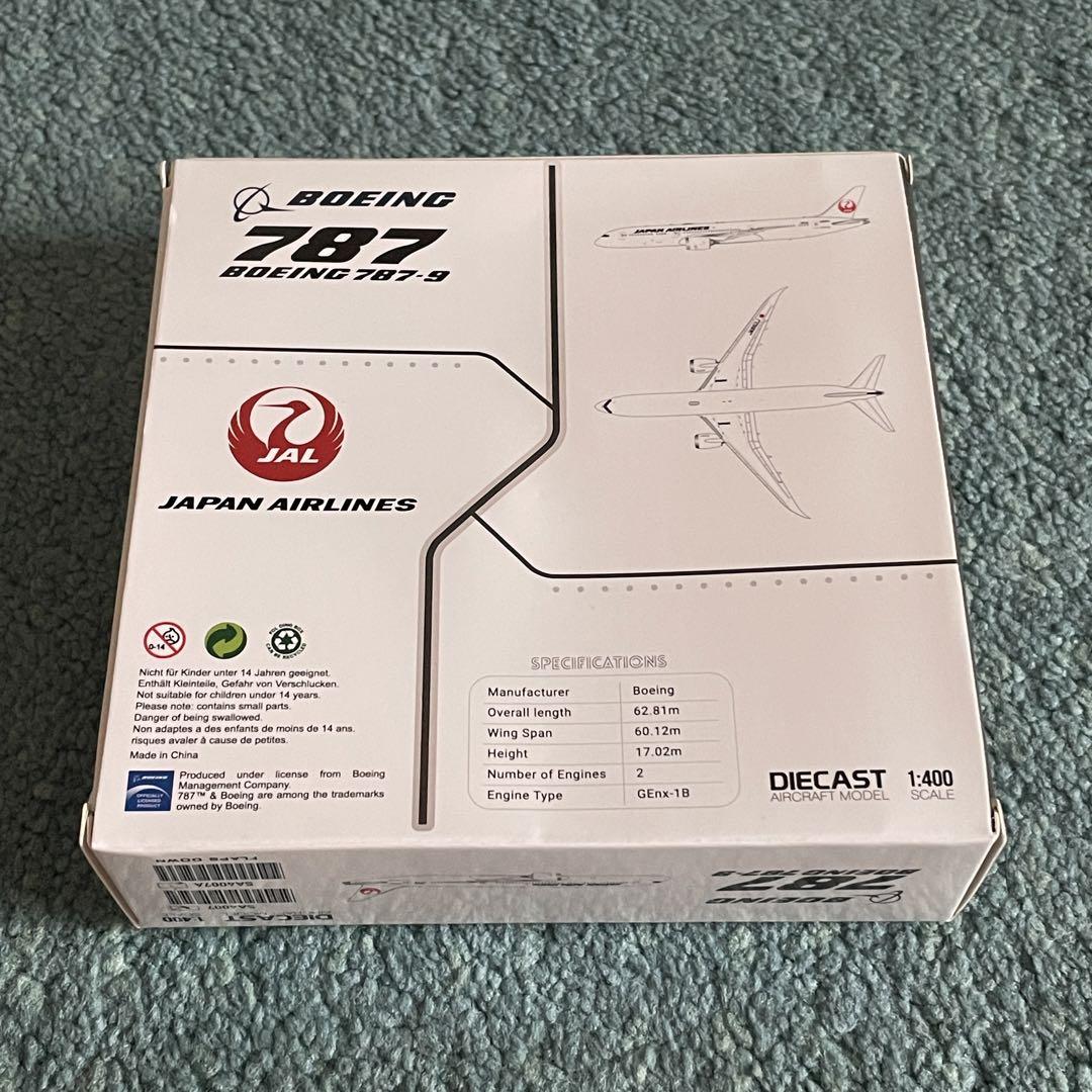 JAL 787-9 日本航空 JA862J ボーイング JC 1:400