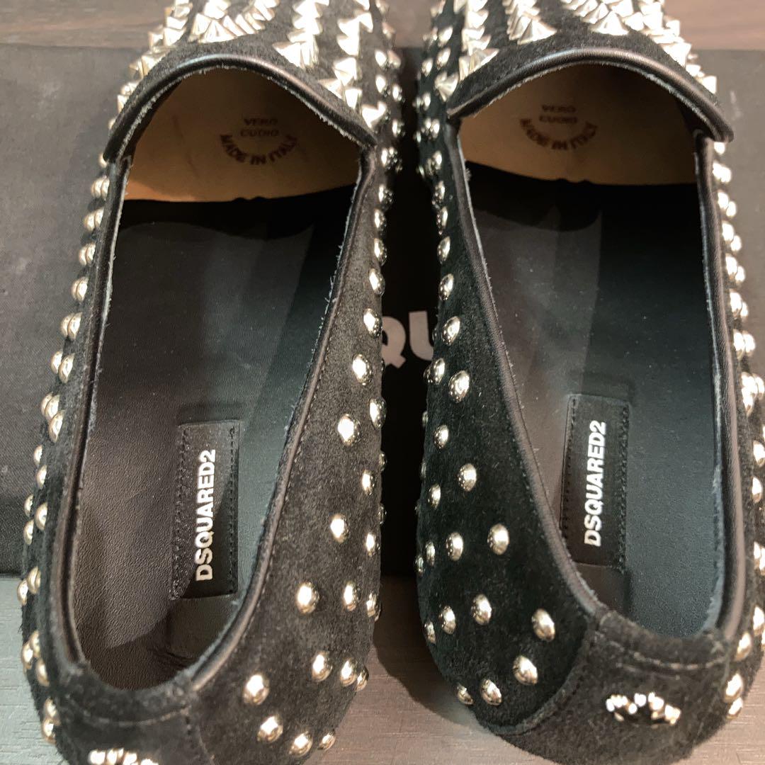 ディースクエアード DSQUARED2 スタッズ ローファー/シューズ 42