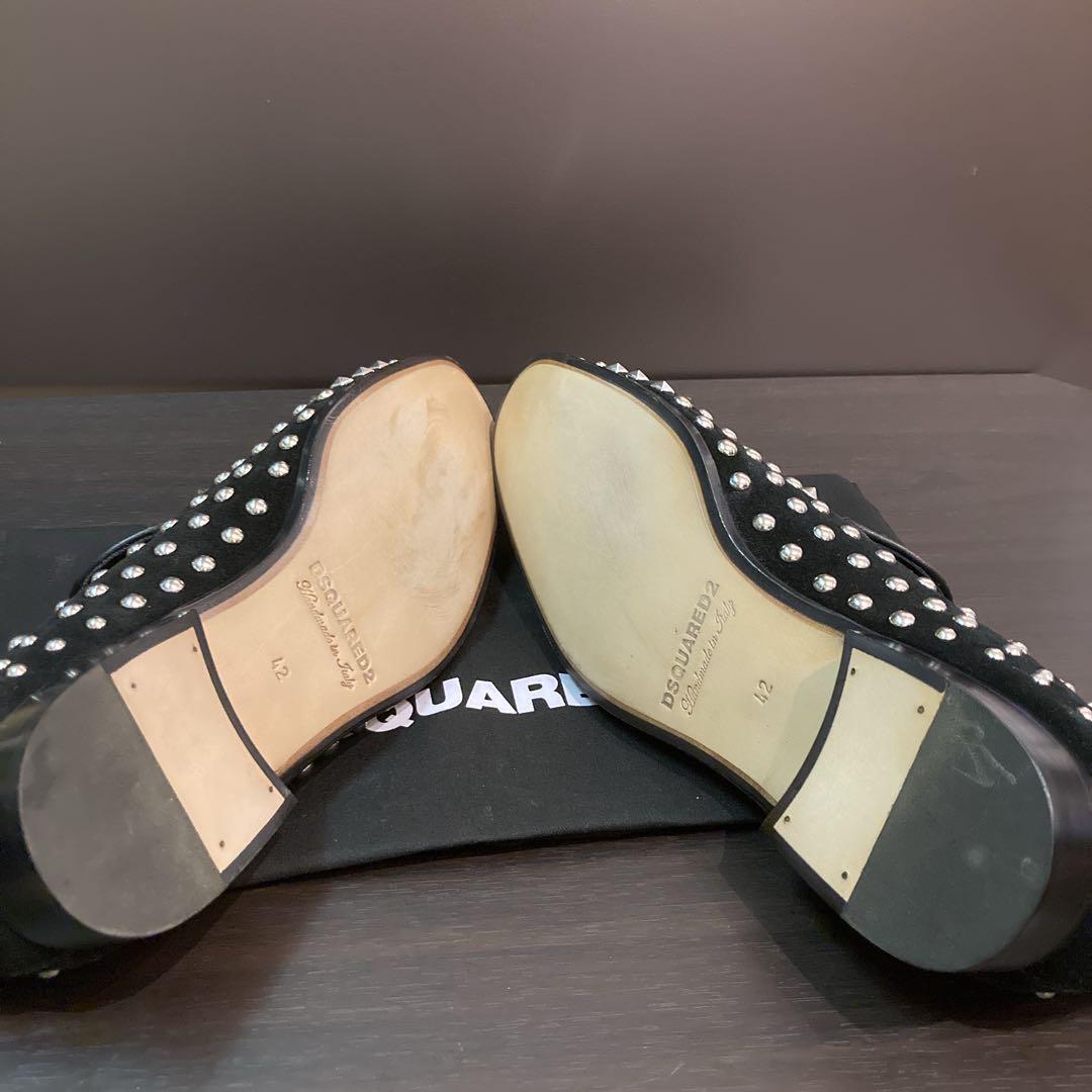 ディースクエアード DSQUARED2 スタッズ ローファー/シューズ 42