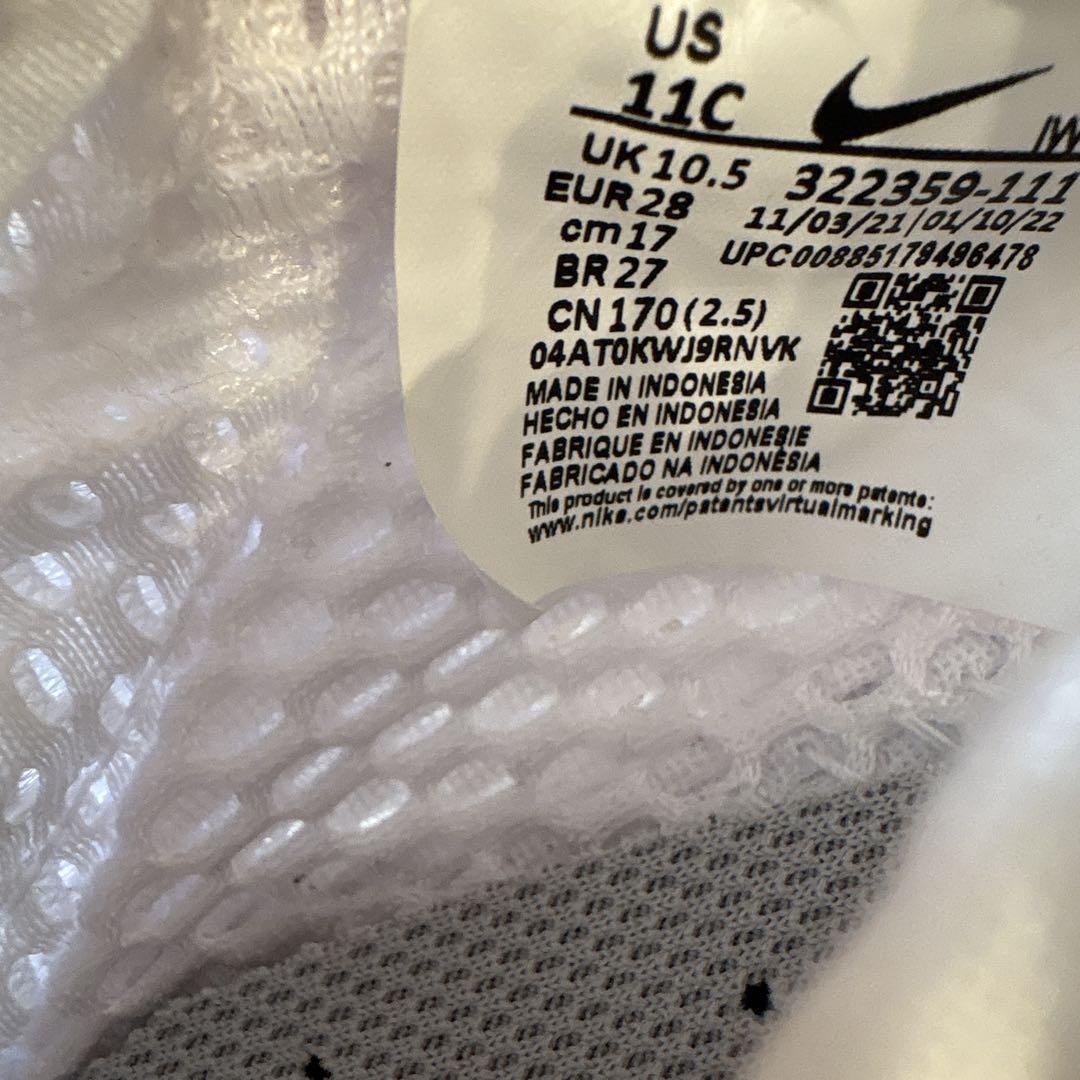 最終値下げ⬛︎新品タグ付き⬛︎NIKE エアリフト　白17cm 男の子　女の子