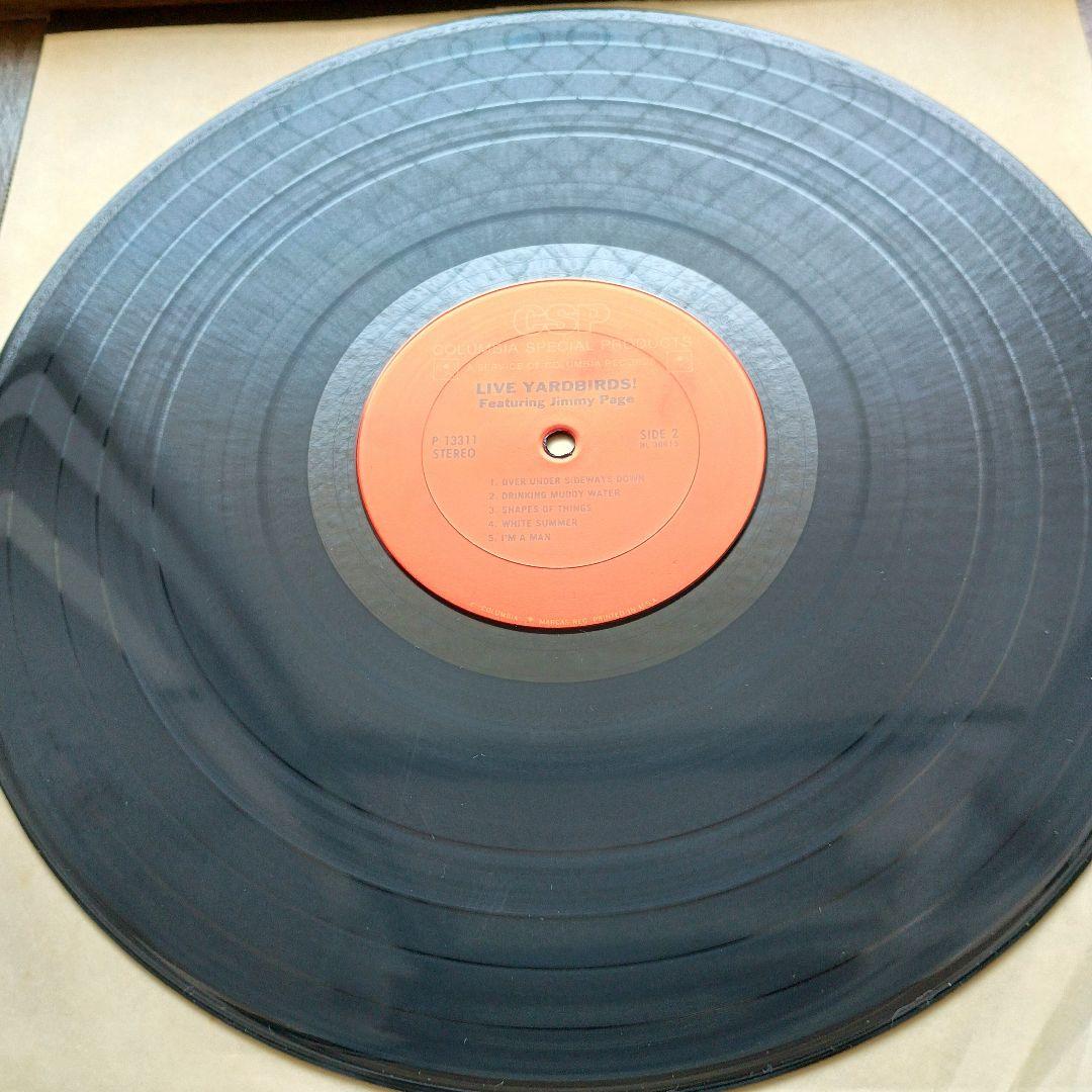 洋楽 LIVE YARDBIRDS Featuring Jimmy Page LP