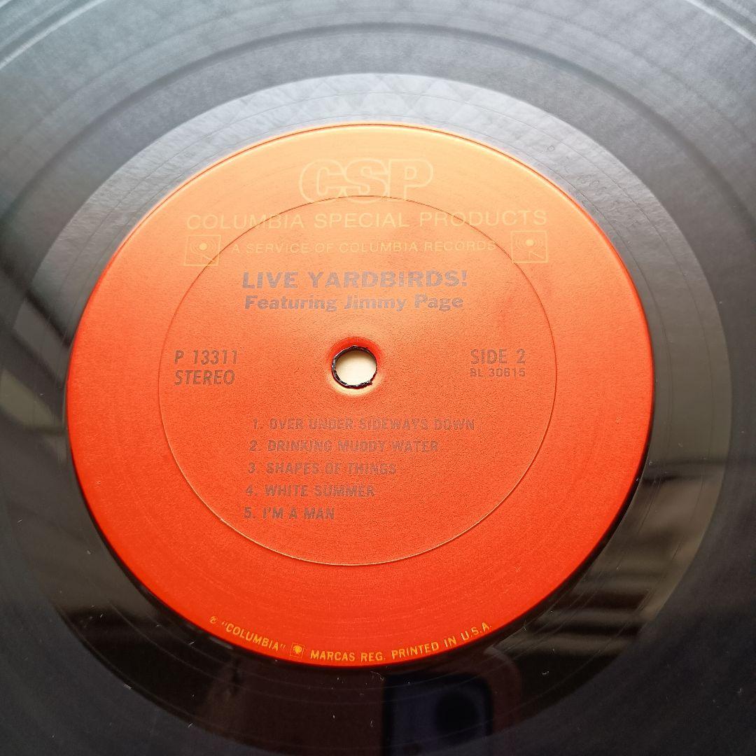 洋楽 LIVE YARDBIRDS Featuring Jimmy Page LP