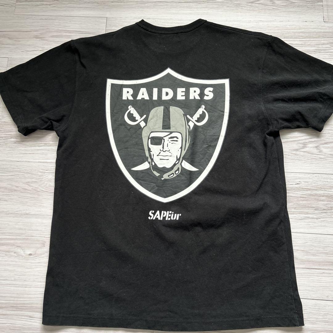 RAIDERS Tシャツ SAPEur 黒