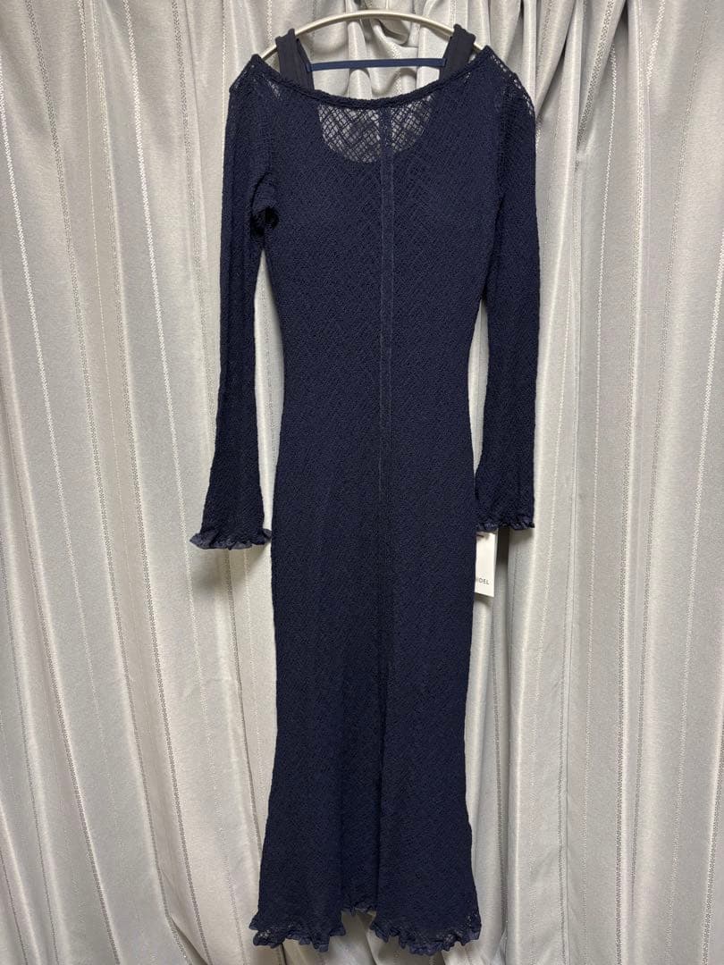 カットレースオフショルワンピース SIZE