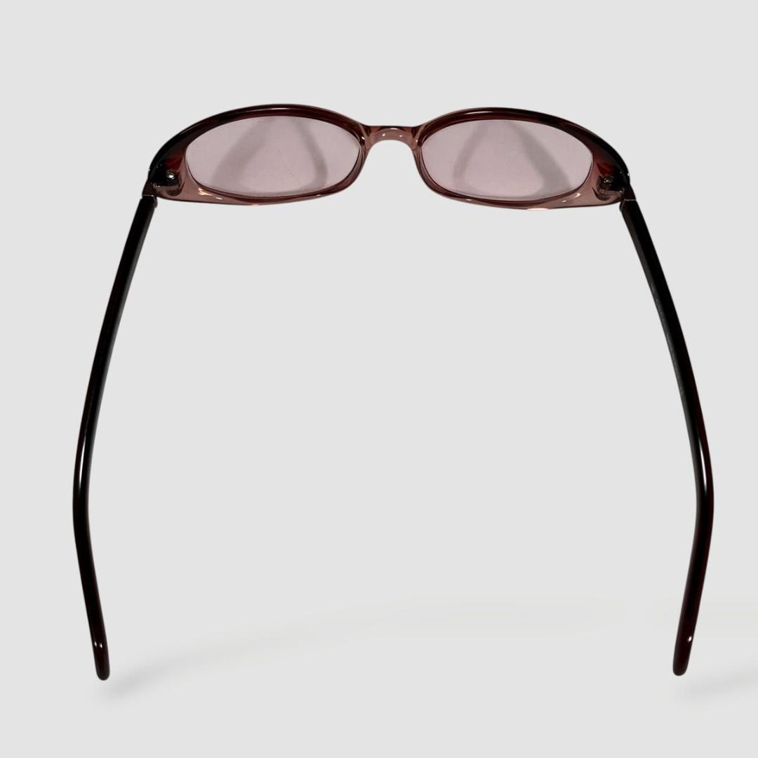 グッチ ゴールドオーバルサングラス SS25 GUCCI - 良品 GUCCI グッチ リムレス オーバル サングラス 眼鏡