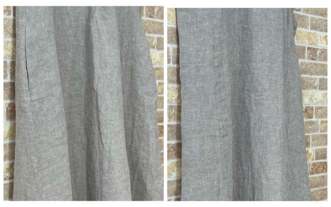❁¨̮美品★nest Robe リネンノースリーブワンピース