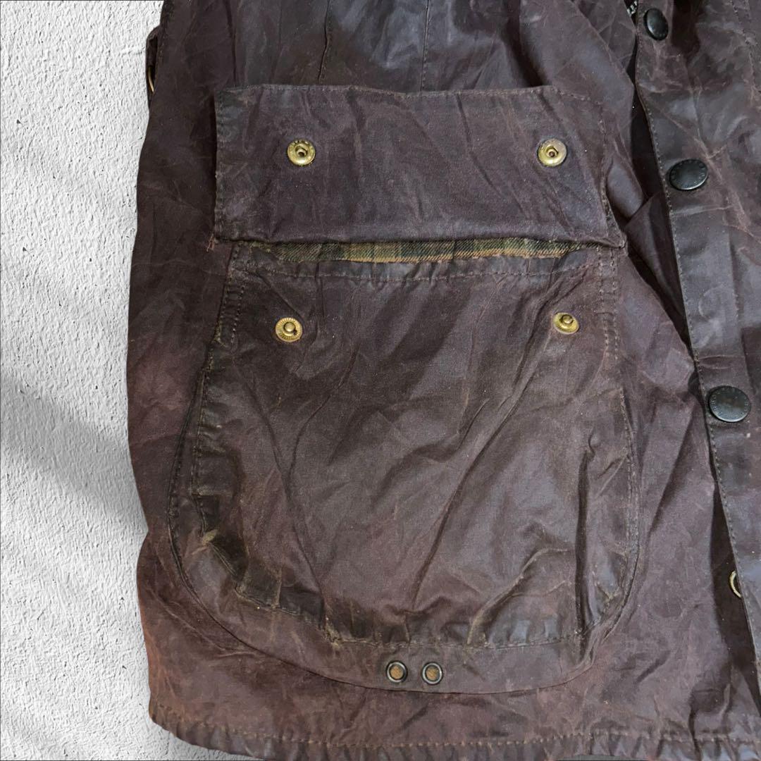 [激シブ]BARBOUR 90s オイルドジャケットBEAUFORT 英国製