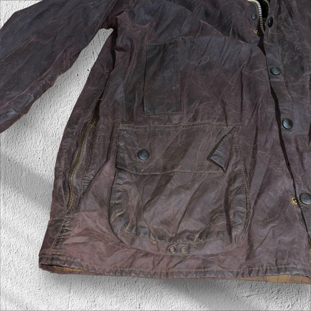 [激シブ]BARBOUR 90s オイルドジャケットBEAUFORT 英国製