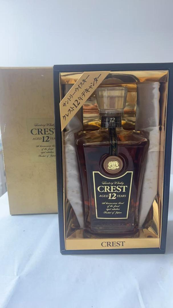 サントリー - mk CREST 12年 ウィスキー 箱入り未開栓　750ml 未開栓】【古酒】CREST 12年 サントリー ウイスキー - メルカリ