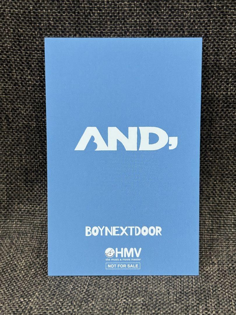 BOYNEXTDOOR AND HMV ラキドロ トレカ コンプリートセット