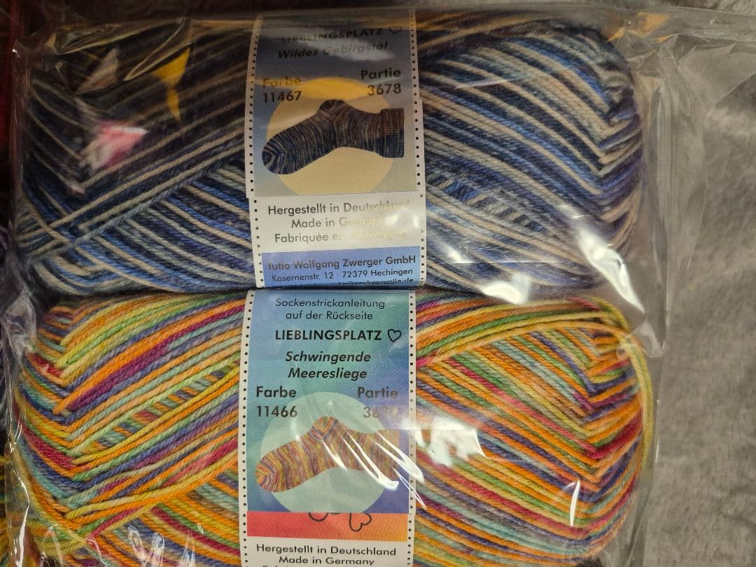 Opal 毛糸 Lieblingsplatz リープリングスプラッツ 全8玉 Opal 毛糸 Lieblingsplatz リープリングスプラッツ 全8玉