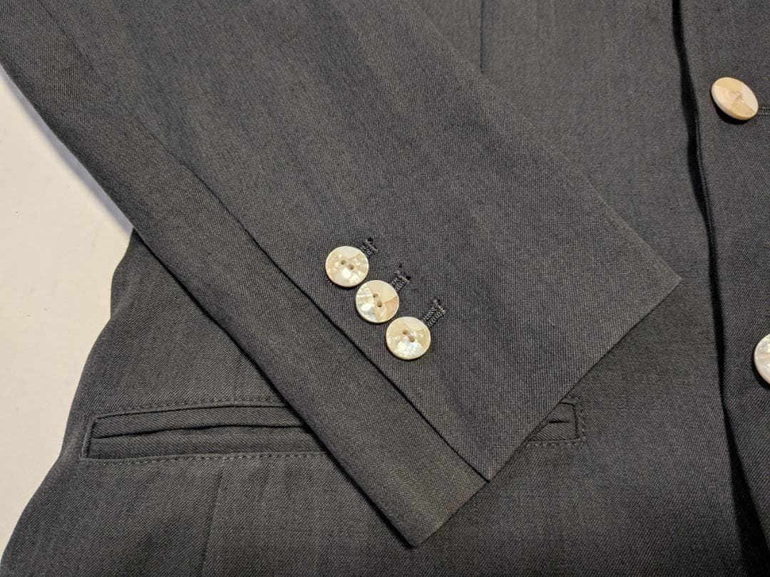 EEL イール セットアップ スーツ テーラードジャケット スラックス 灰 M EEL イール セットアップ スーツ テーラードジャケット スラックス 灰 M