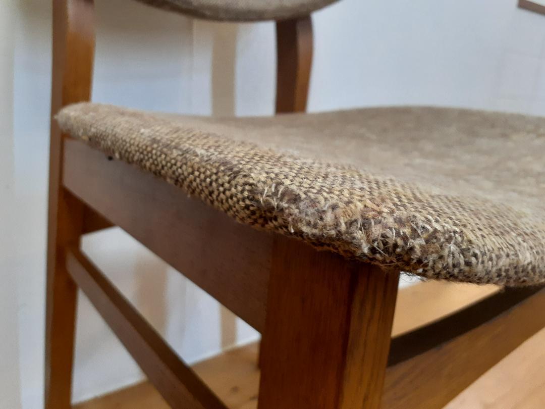 トラックファニチャー　TORCH CHAIR‐FABRIC BACK ① 訳アリ