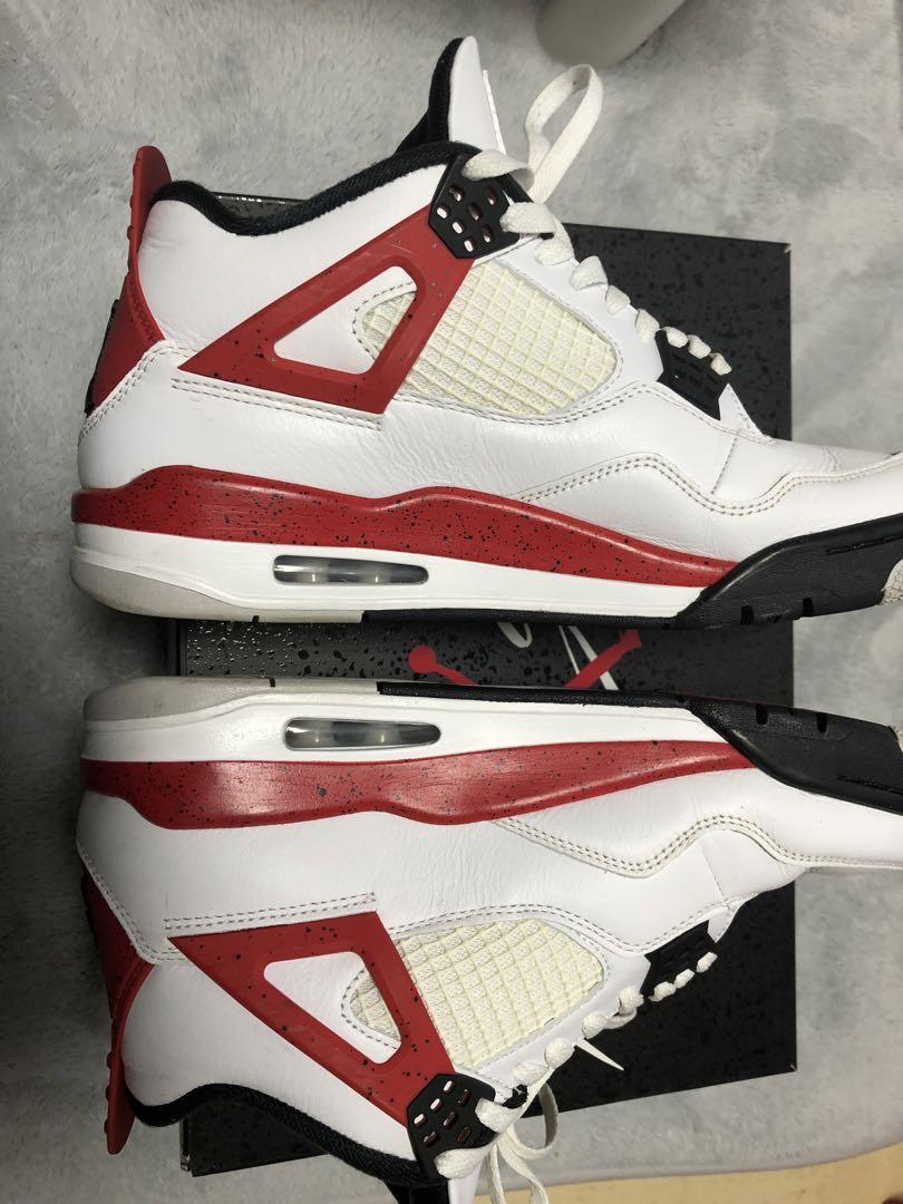 シューズ(男性用) Nike Air Jordan 4 Retro \"Red Cement\"