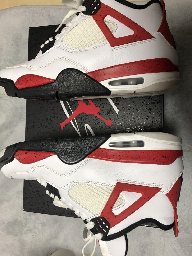 シューズ(男性用) Nike Air Jordan 4 Retro \"Red Cement\"