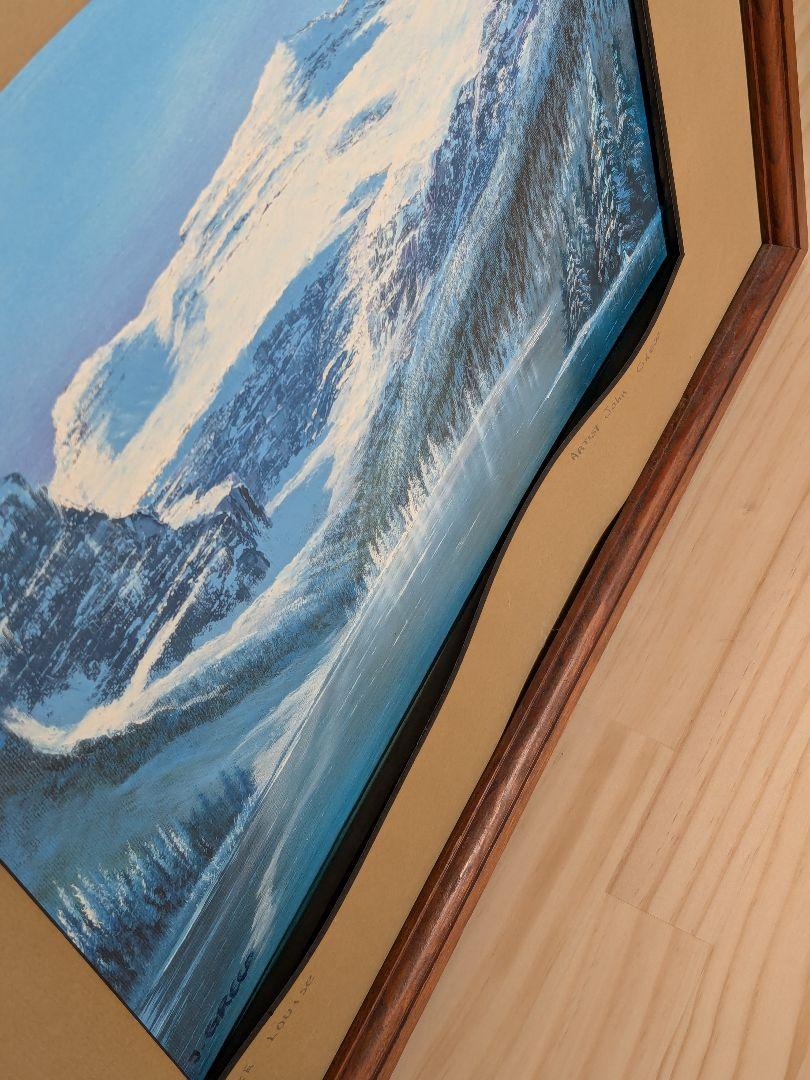 絵画 John Greco 作 LAKE Louise カナダ レイク・ルイーズ