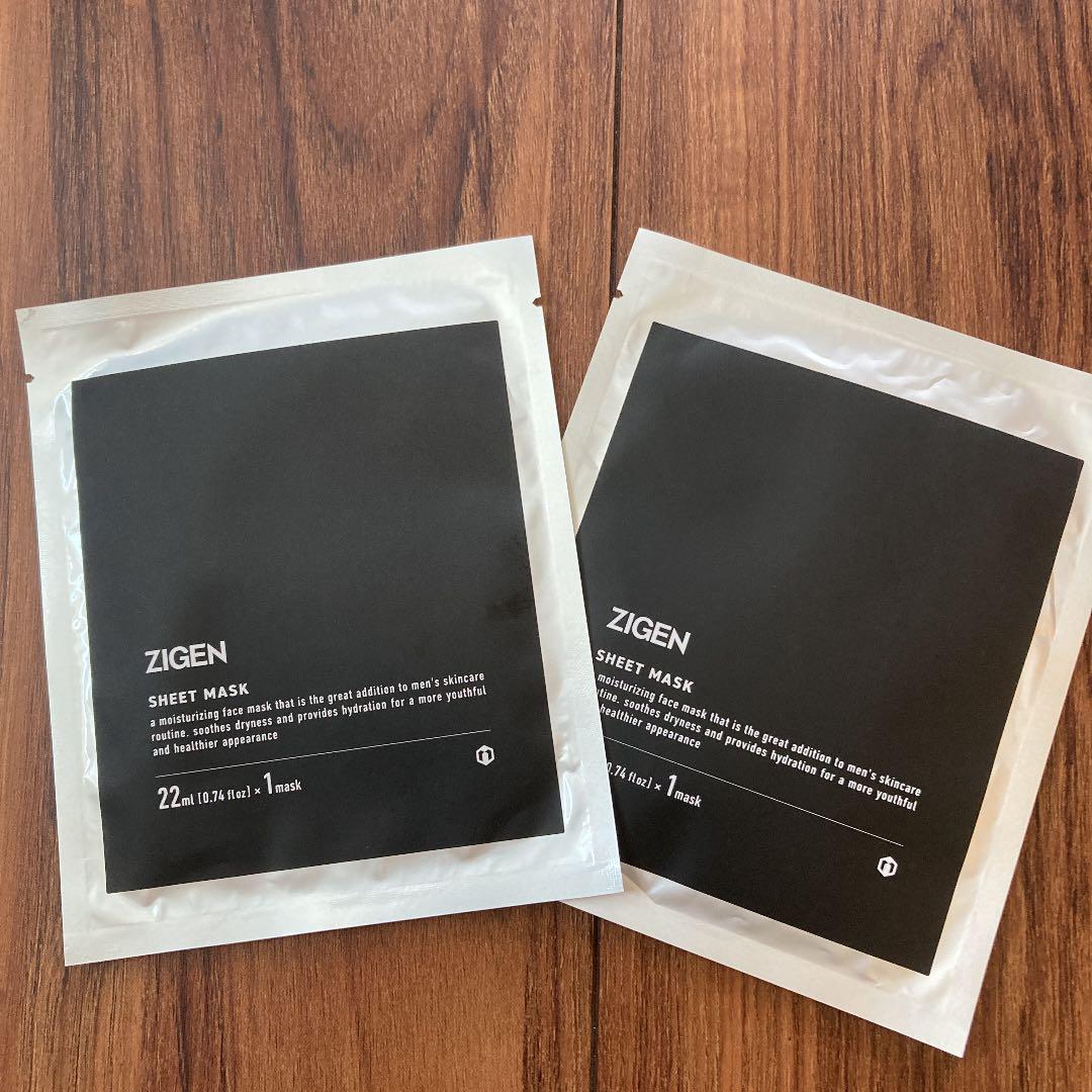 ZIGEN☆SHEET MASK☆ジゲン☆シートマスク☆パック☆メンズ☆美容