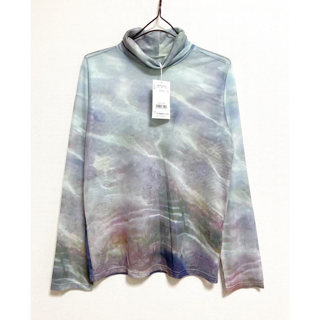 merry jenny 新品 ブルー diaryエアリーメッシュtops