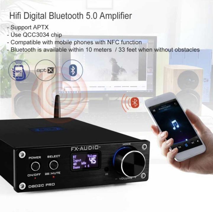 fx-audio D802C PRO Bluetooth DAC アンプ