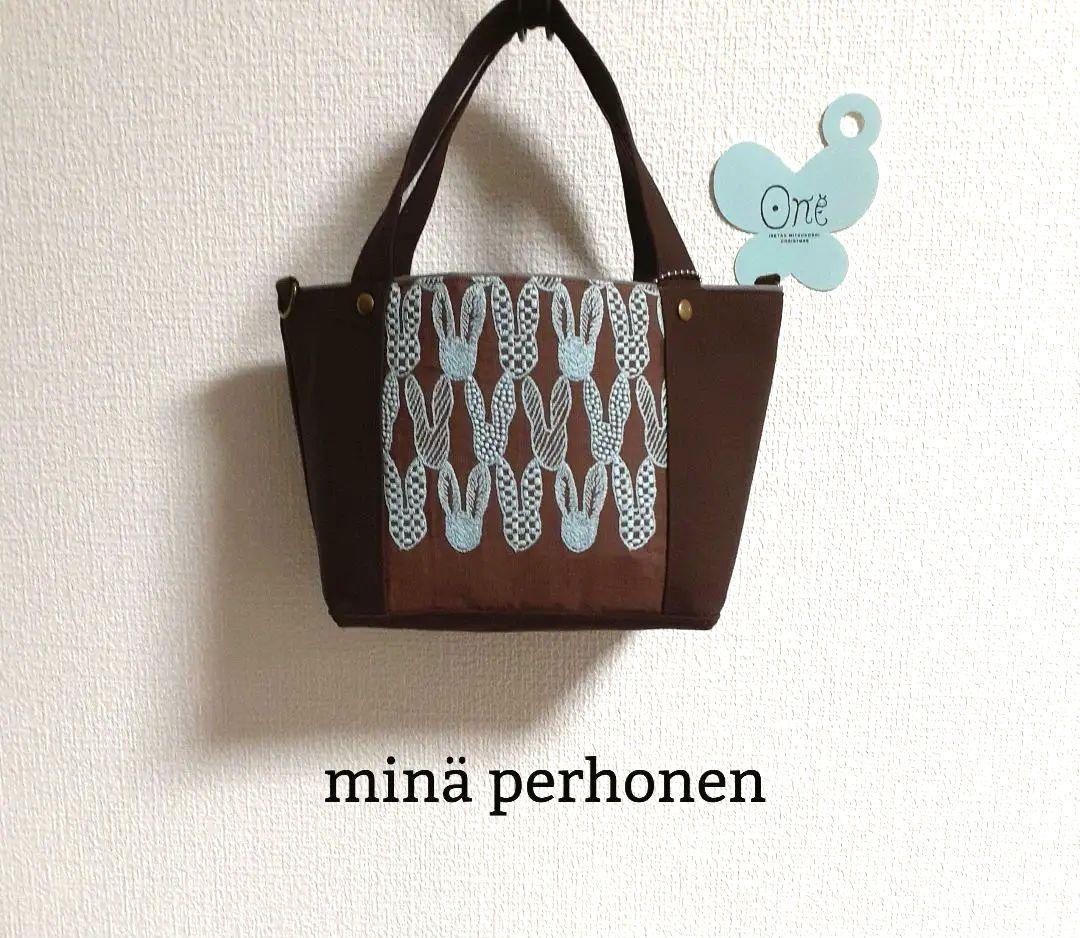 mina perhonen - ハンドメイド ミナペルホネン トートバッグの