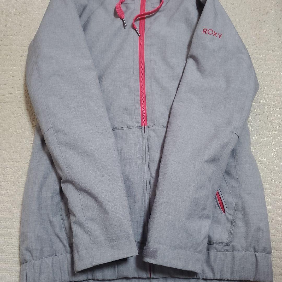 【超美品】ROXYロキシー　スノーボードウェア　ジャケット　ライトグレー　M