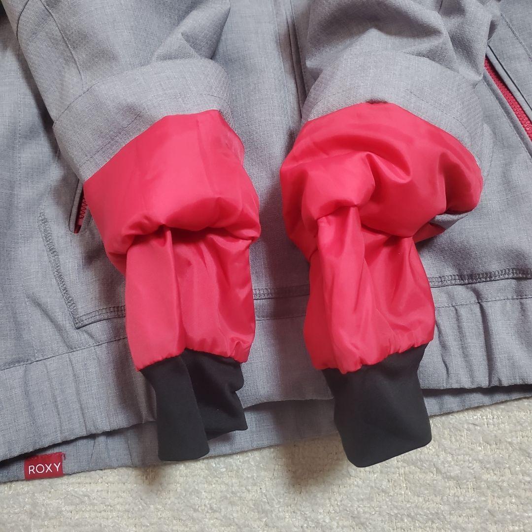 【超美品】ROXYロキシー　スノーボードウェア　ジャケット　ライトグレー　M
